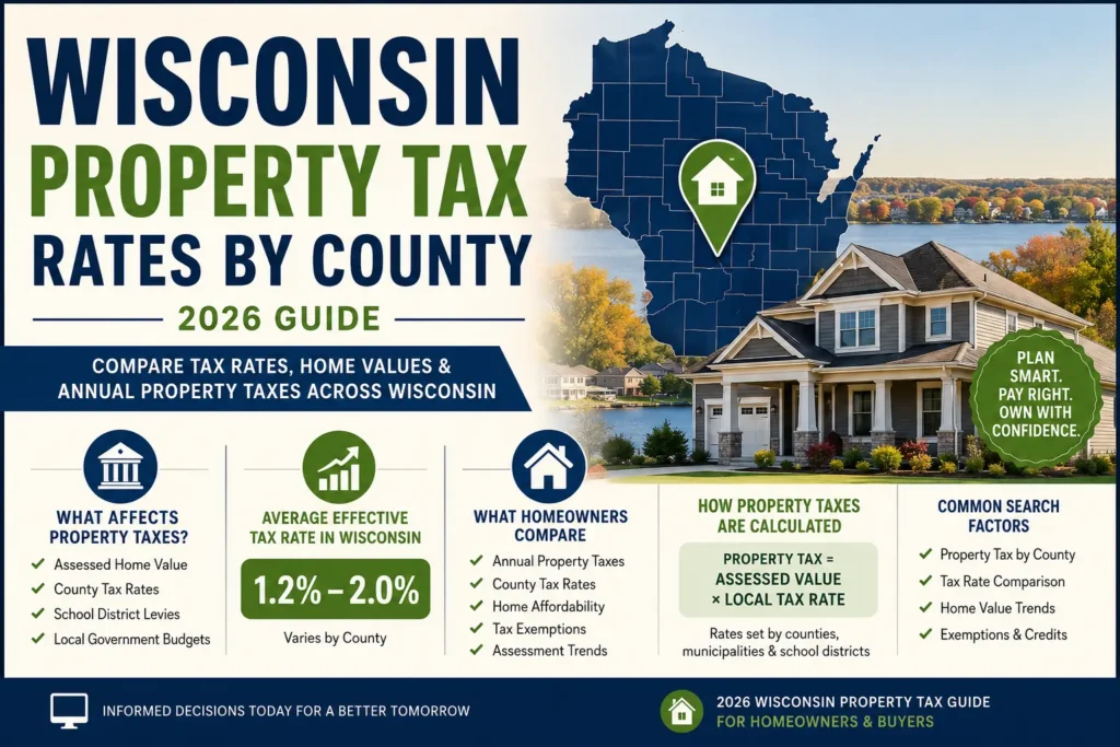 Wisconsin Property Tax Rates by County