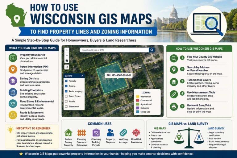 How to Use Wisconsin GIS Map to Find Property Lines & Zoning