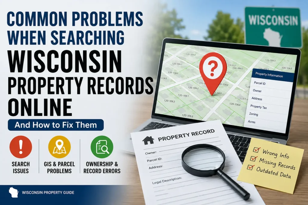 Common Problems When Searching Wisconsin Property Records Online